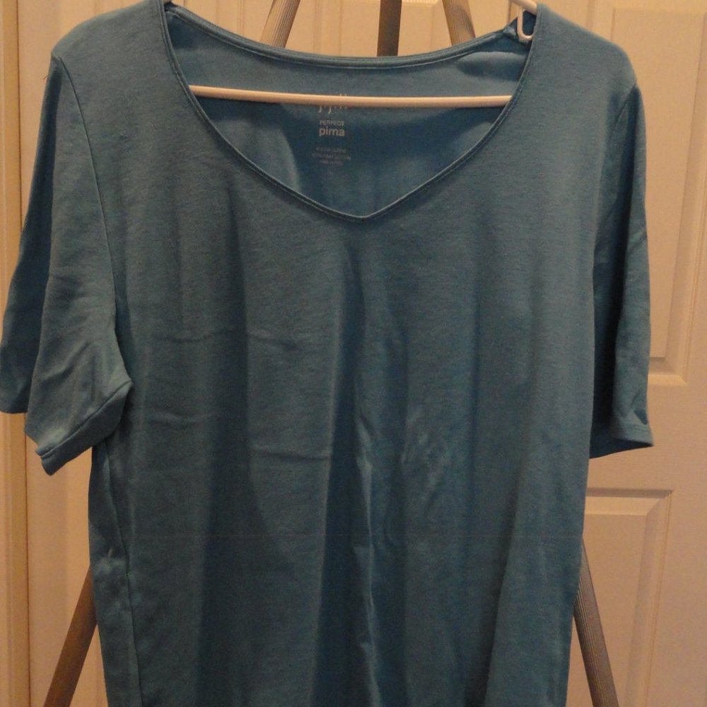 J Jill Perfect Pima Top Large